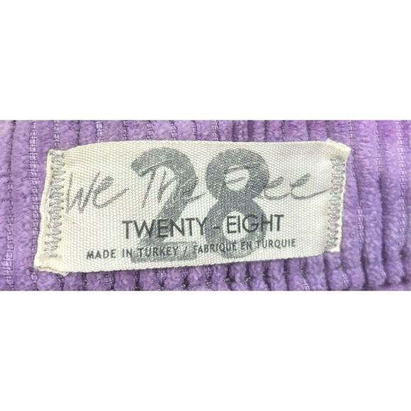 We The Free Reese Pitched Straight Leg Corduroy Pants Moonlit Orchid Size 28 - Picture 7 of 7